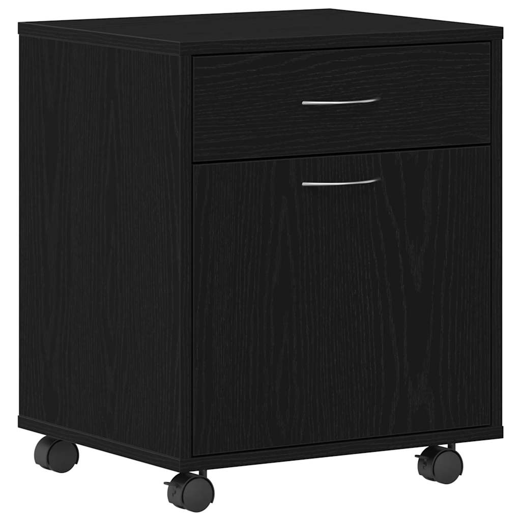 Rollschrank Schwarze Eiche 45 x 38 x 54 cm Holzwerkstoff