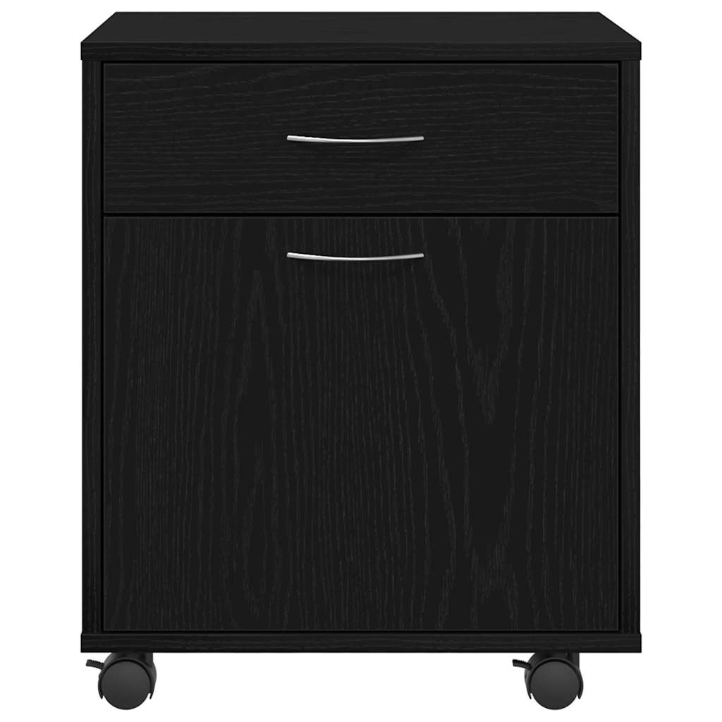 Rollschrank Schwarze Eiche 45 x 38 x 54 cm Holzwerkstoff