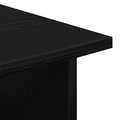 Rollschrank Schwarz Eichen-Optik 60 x 45 x 55 cm Holzwerkstoff