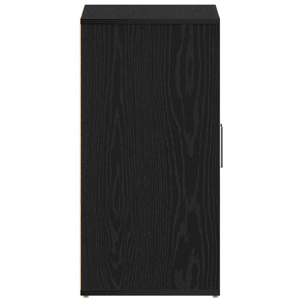 Schuhschrank Schwarz Eichen-Optik 60 x 35 x 70 cm Holzwerkstoff