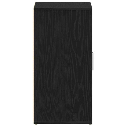 Schuhschrank Schwarz Eichen-Optik 60 x 35 x 70 cm Holzwerkstoff