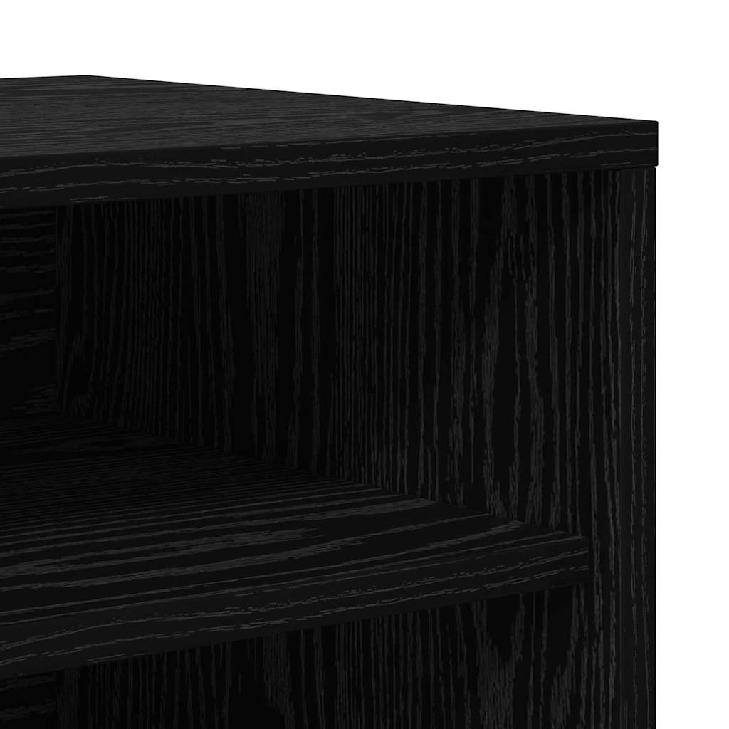 Schuhschrank Schwarze Eiche 60 x 35 x 70 cm Holzwerkstoff