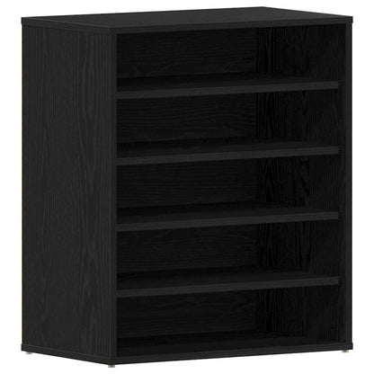 Schuhschrank Schwarze Eiche 60 x 35 x 70 cm Holzwerkstoff