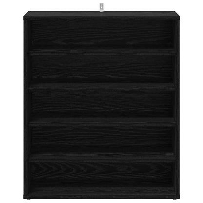 Schuhschrank Schwarze Eiche 60 x 35 x 70 cm Holzwerkstoff