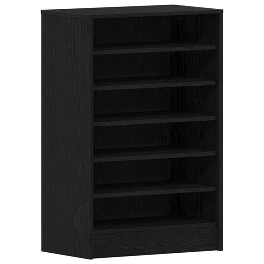 Schuhschrank Schwarze Eiche 60 x 35 x 92 cm Holzwerkstoff
