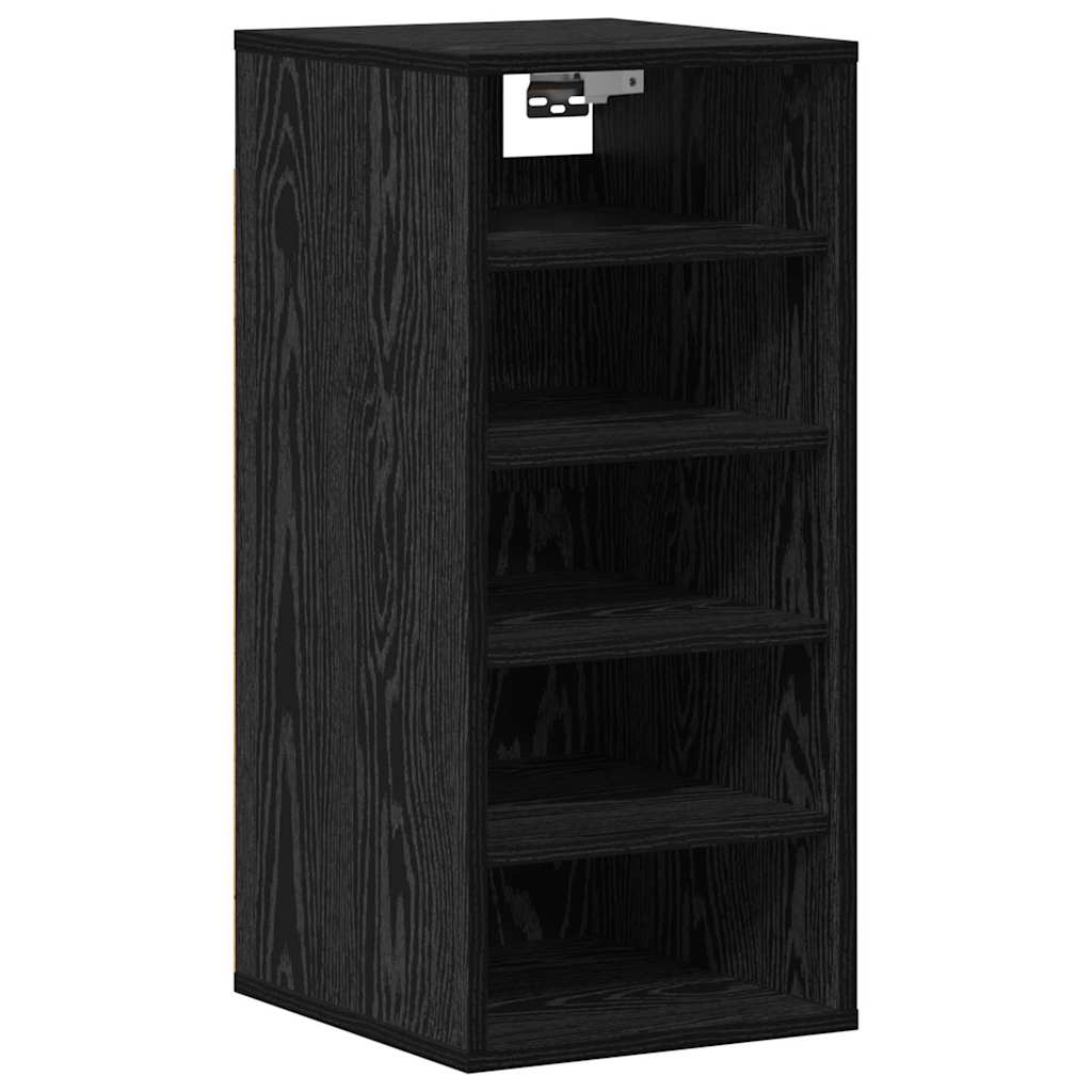 Schuhschrank Schwarze Eiche 32 x 35 x 70 cm Holzwerkstoff