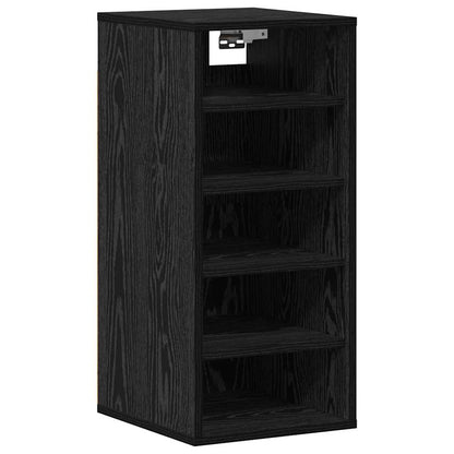 Schuhschrank Schwarze Eiche 32 x 35 x 70 cm Holzwerkstoff