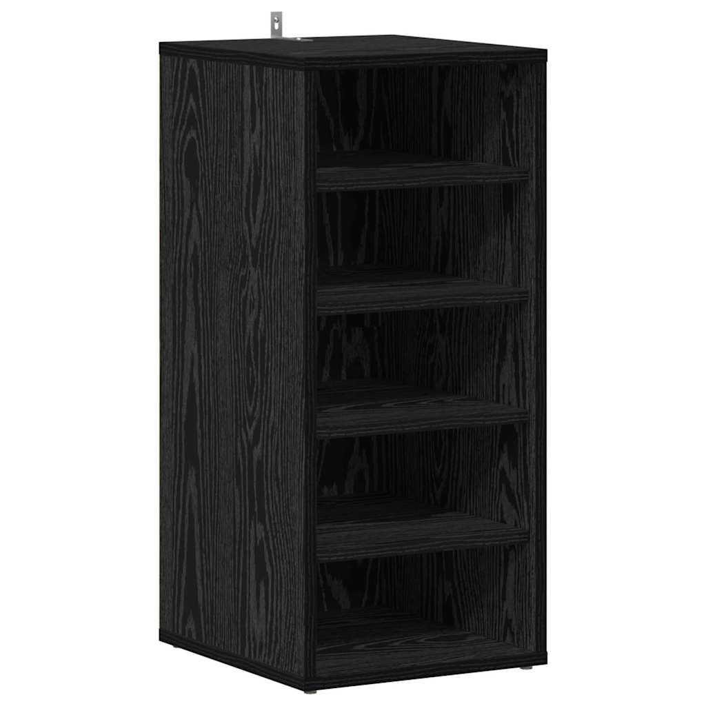 Schuhschrank 2 pcs Schwarze Eiche 32 x 35 x 70 cm Holzwerkstoff