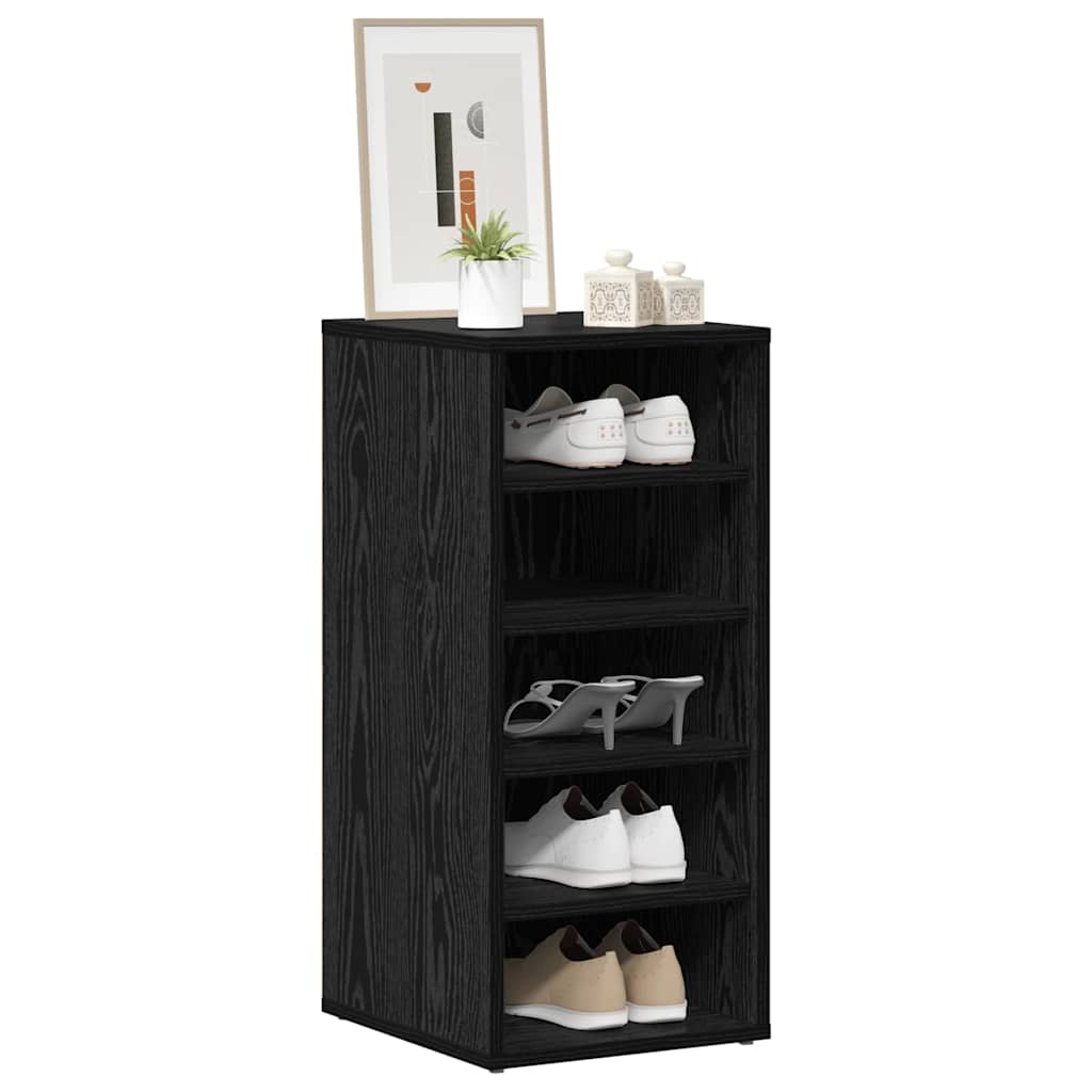 Schuhschrank 2 pcs Schwarze Eiche 32 x 35 x 70 cm Holzwerkstoff