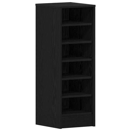 Schuhschrank Schwarze Eiche 32 x 35 x 90 cm Holzwerkstoff