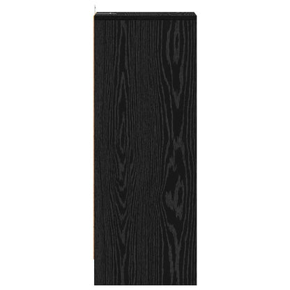 Schuhschrank Schwarze Eiche 32 x 35 x 90 cm Holzwerkstoff