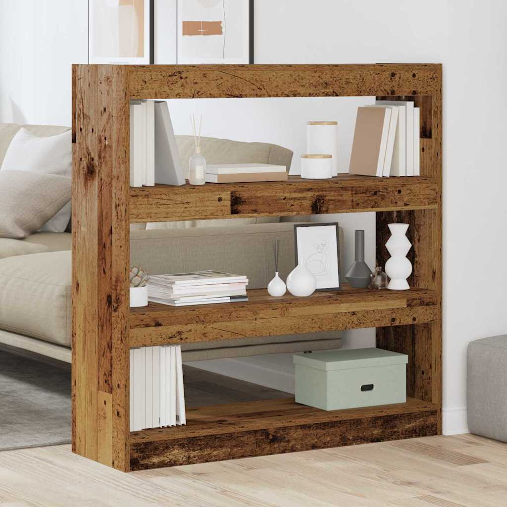 Bücherregal Altholz 100 x 30 x 103 cm Holzwerkstoff