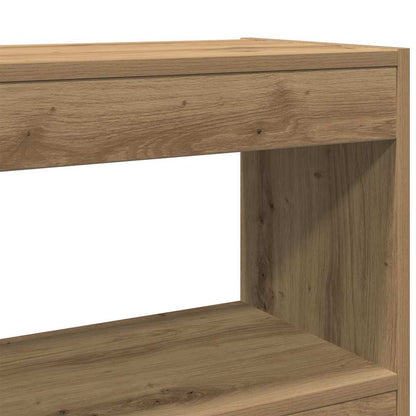 Bücherregal Eiche handwerklich 100 x 30 x 103 cm Holzwerkstoff