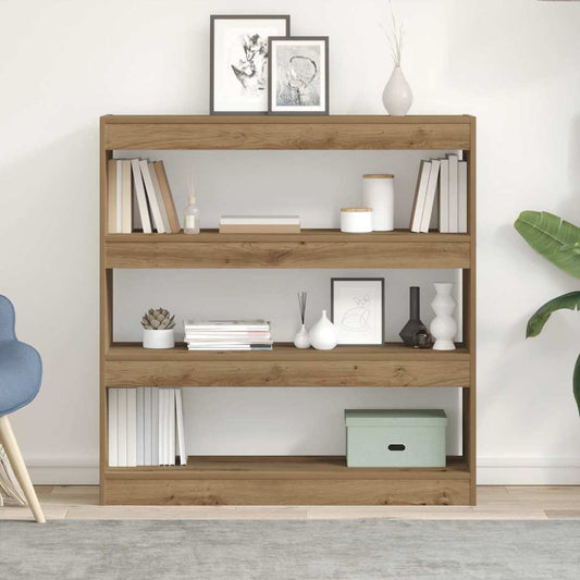 Bücherregal Eiche handwerklich 100 x 30 x 103 cm Holzwerkstoff