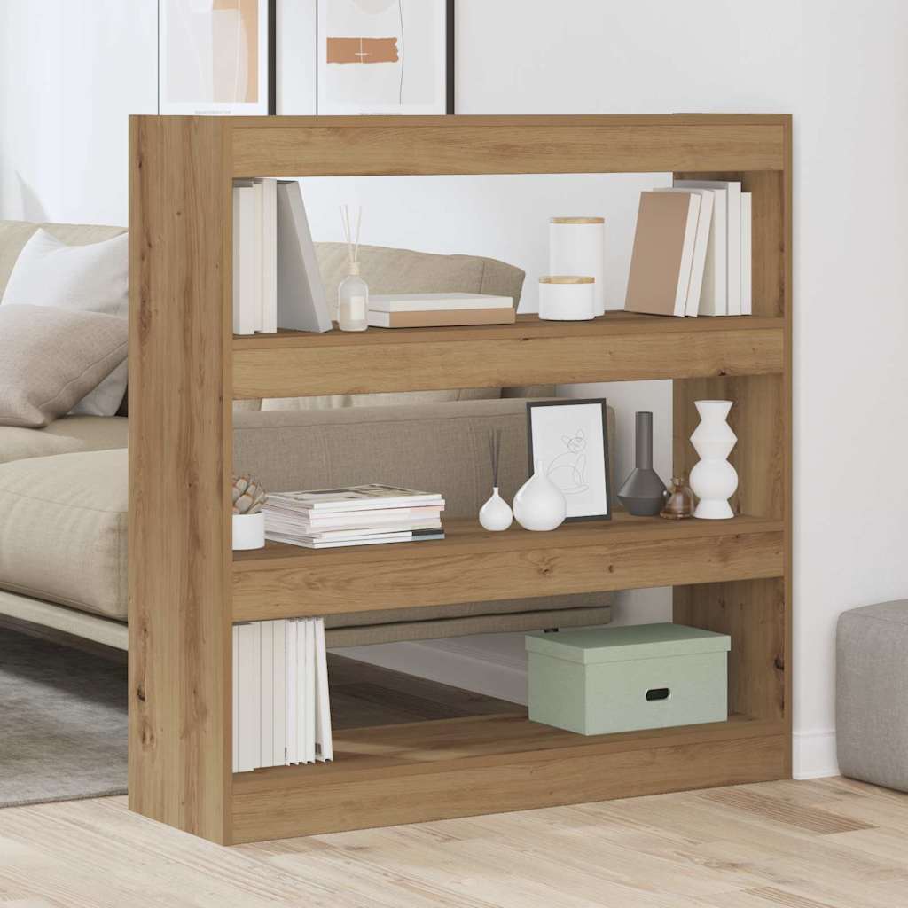 Bücherregal Eiche handwerklich 100 x 30 x 103 cm Holzwerkstoff