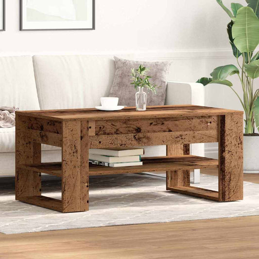 Couchtisch Altholz 102 x 55 x 45 cm Holzwerkstoff
