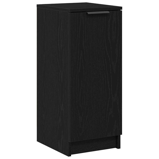 Schuhschrank schwarz Eiche 30x35x70 cm Holzwerkstoff