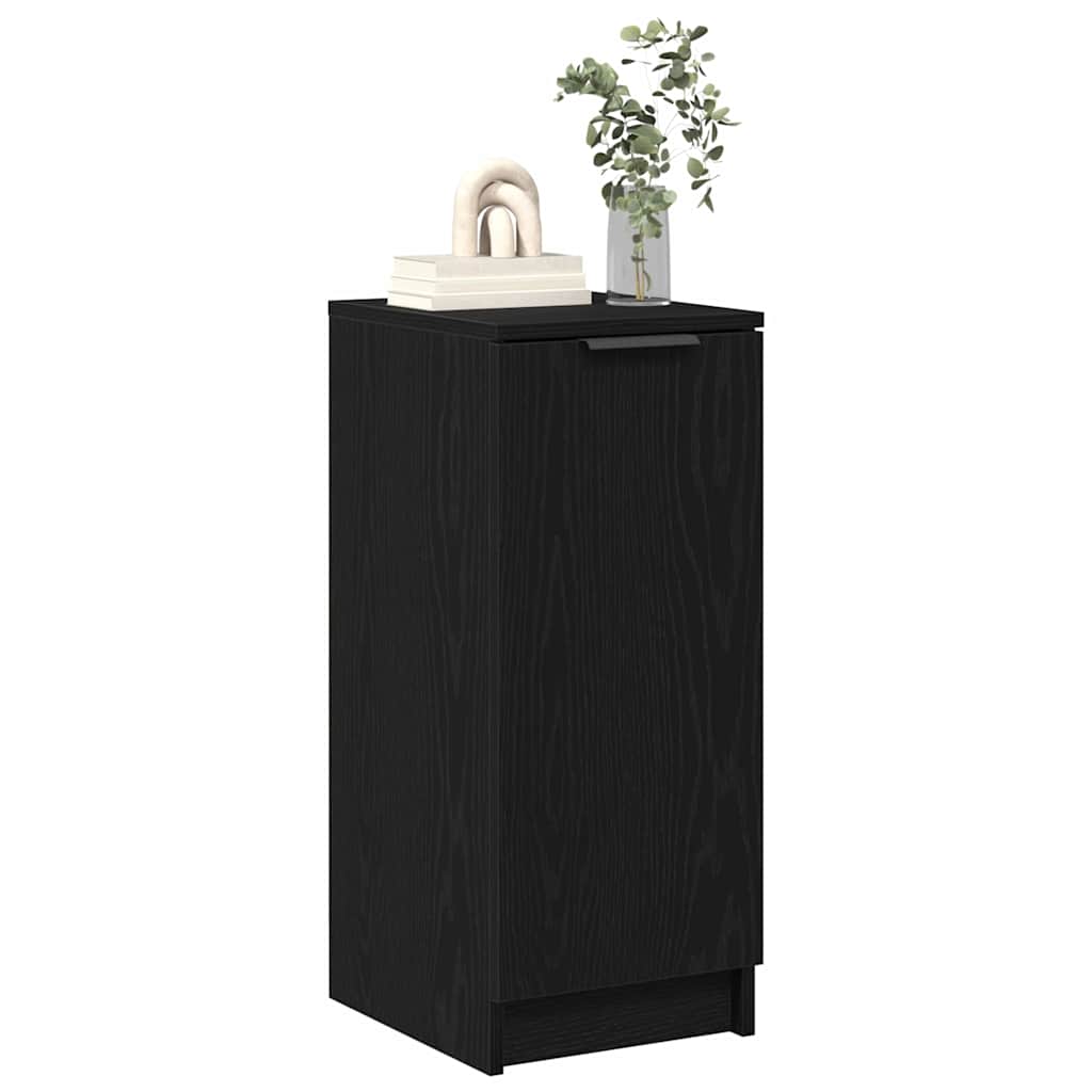 Schuhschrank Schwarze Eiche 29,5 x 35 x 70 cm Holzwerkstoff