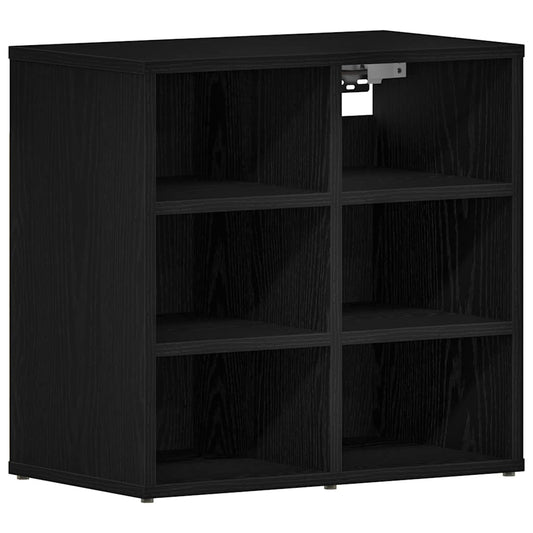 Schuhschrank Schwarze Eiche 52 x 30 x 50.5 cm Holzwerkstoff