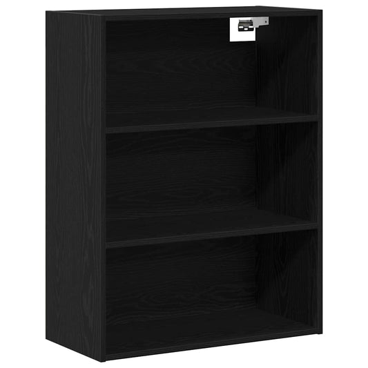 Hängender Wandschrank Schwarze Eiche 69,5 x 32,5 x 90 cm