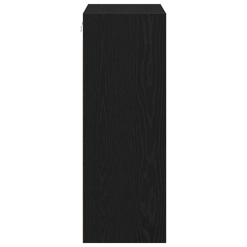 Hängender Wandschrank Schwarze Eiche 69,5 x 32,5 x 90 cm