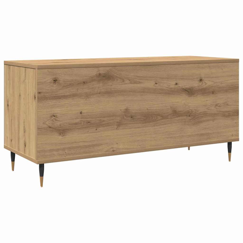 Schallplattenschrank mit Regal Artisan-Eiche 100 x 38 x 48 cm