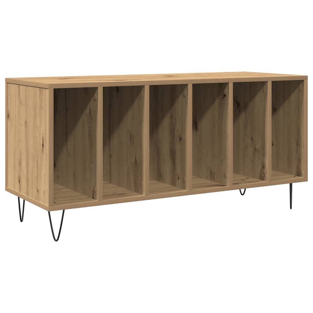 Schallplattenschrank mit Regal Artisan-Eiche 100 x 38 x 48 cm