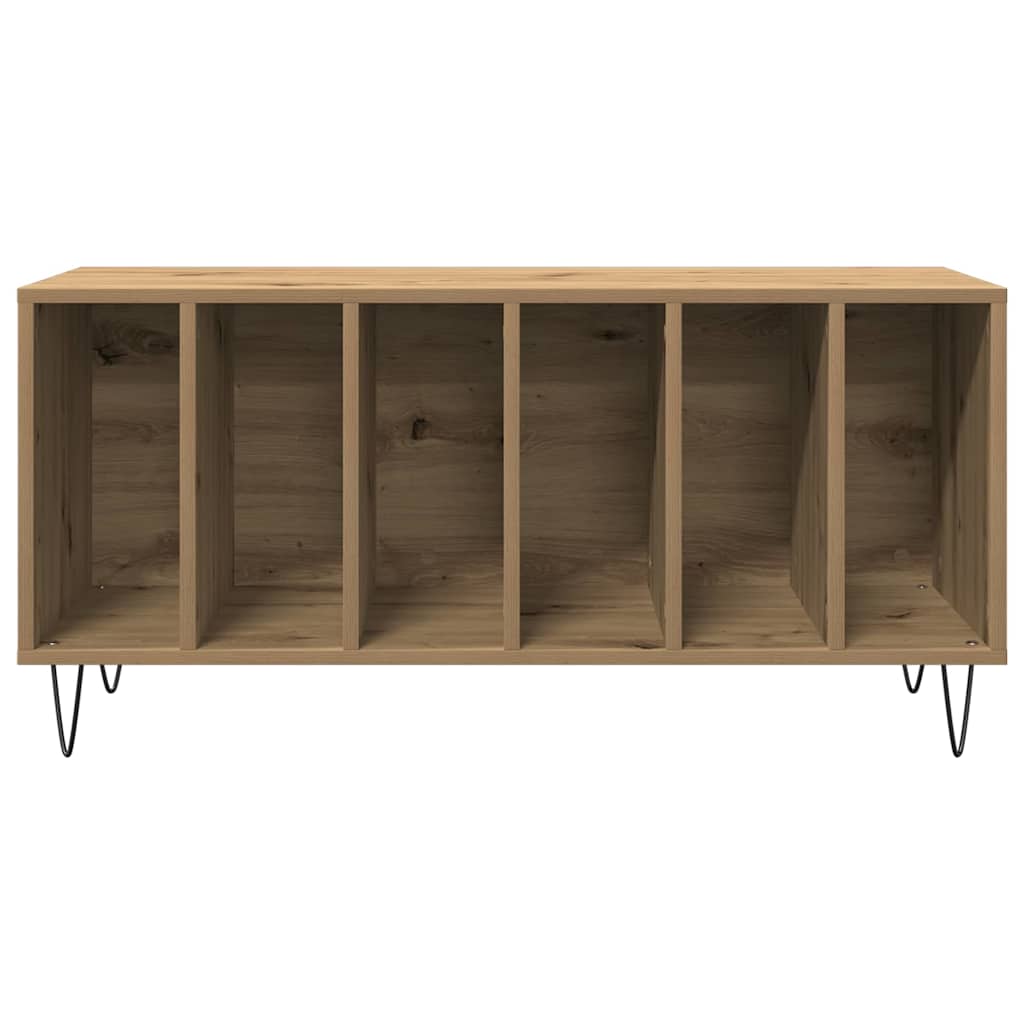 Schallplattenschrank mit Regal Artisan-Eiche 100 x 38 x 48 cm