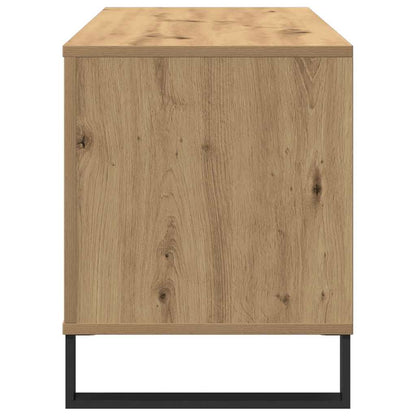 Schallplattenschrank mit Regal Artisan-Eiche 100 x 38 x 48 cm