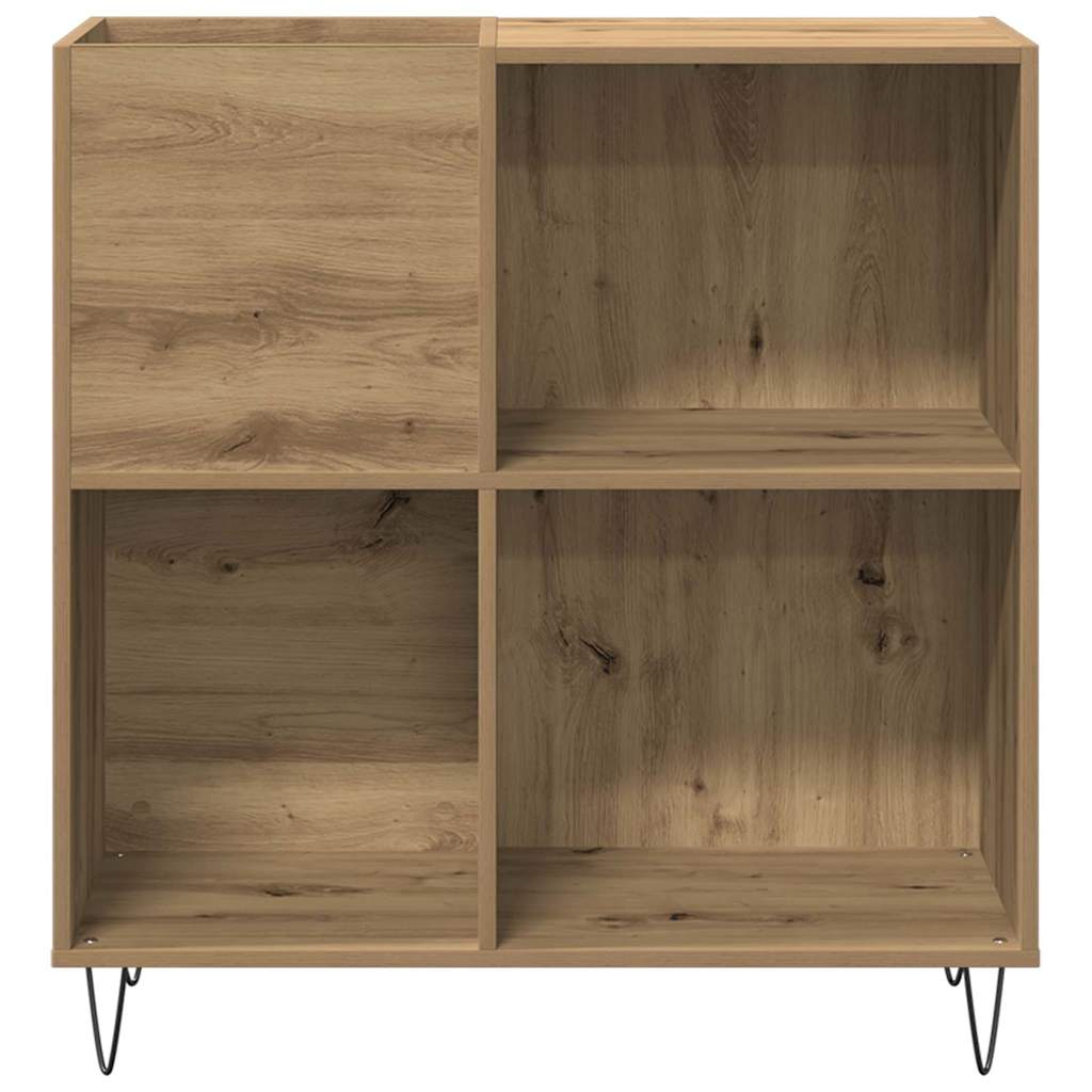 Schallplattenschrank mit Regal Artisan-Eiche 85 x 38 x 89 cm