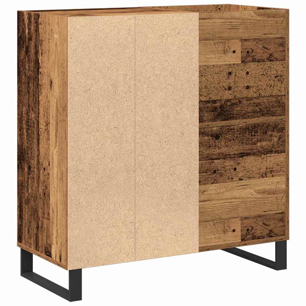 Schallplattenschrank Altholz 85 x 38 x 89 cm Holzwerkstoff