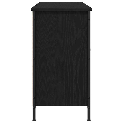 TV-Schrankset Schwarz Eichen-Optik 101 x 35 x 65 cm