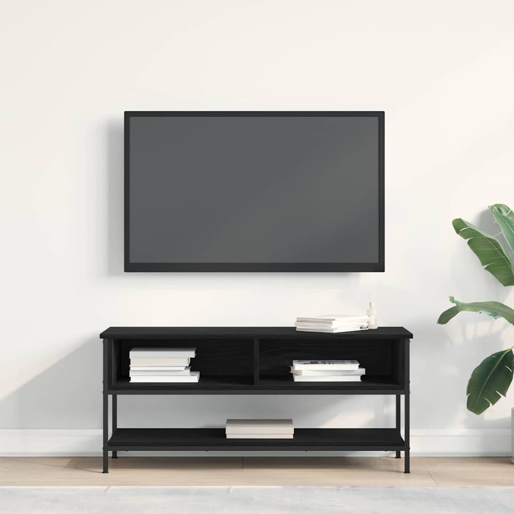 TV-Schrankset Schwarz Eichen-Optik 100 x 35 x 45 cm
