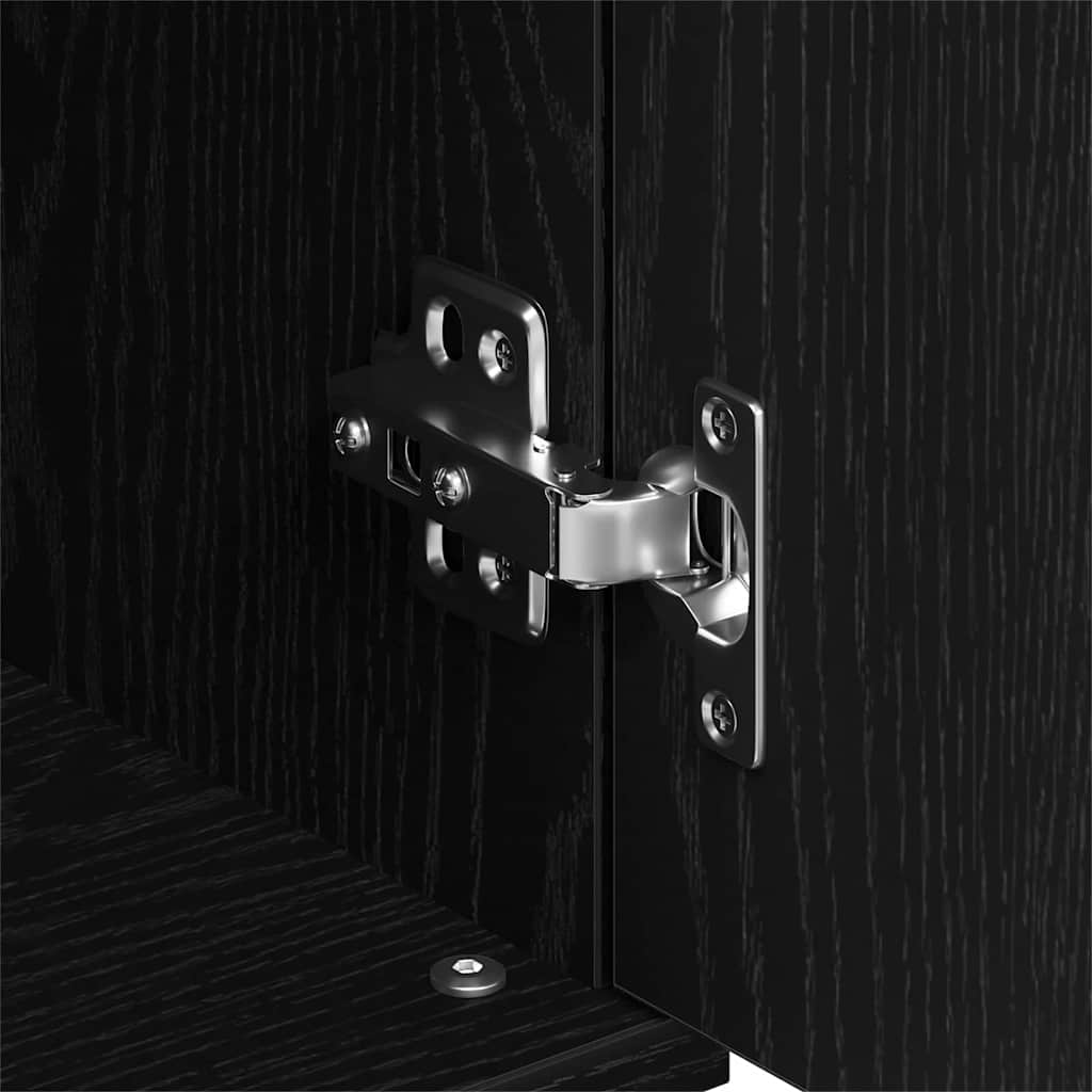 Sideboard Schwarze Eiche 101,5 x 35 x 70 cm Holzwerkstoff