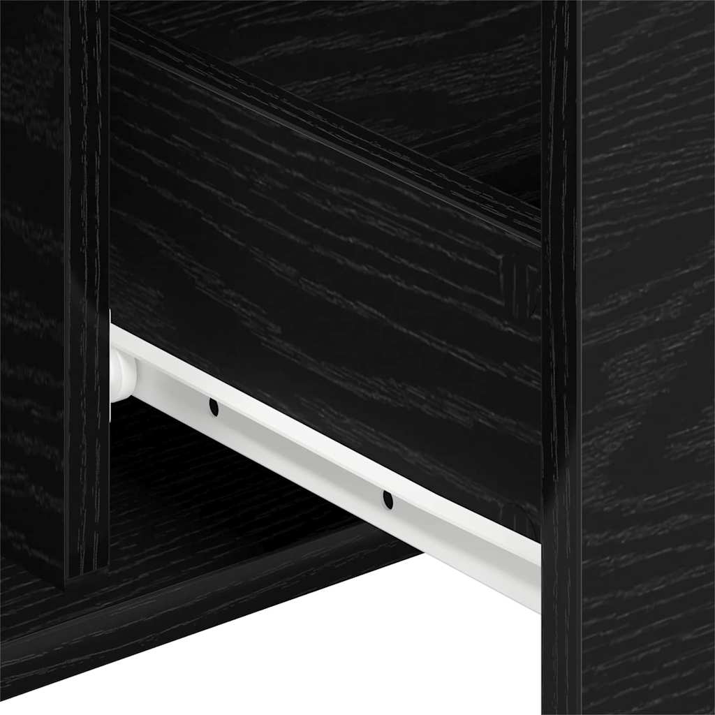 Sideboard Schwarze Eiche 101,5 x 35 x 70 cm Holzwerkstoff