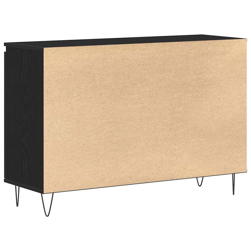 Sideboard Schwarze Eiche 101,5 x 35 x 70 cm Holzwerkstoff