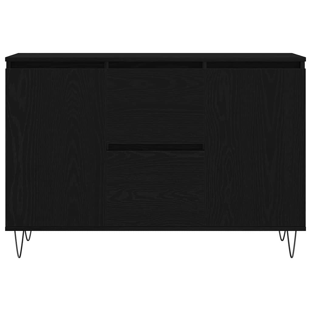 Sideboard Schwarze Eiche 101,5 x 35 x 70 cm Holzwerkstoff