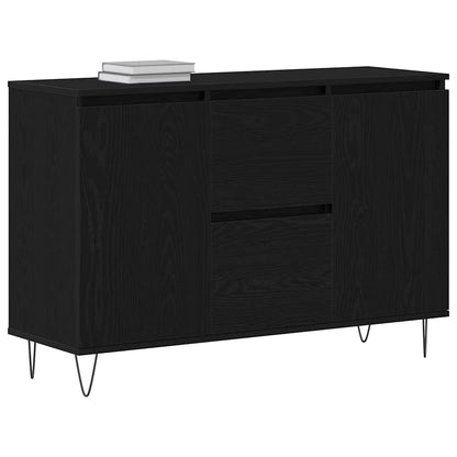 Sideboard Schwarze Eiche 101,5 x 35 x 70 cm Holzwerkstoff