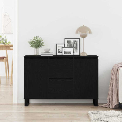 Sideboard Schwarze Eiche 101,5 x 35 x 70 cm Holzwerkstoff
