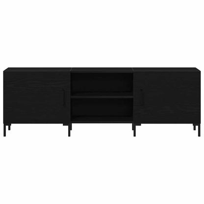 TV-Schrankset Schwarz Eichen-Optik 150 x 30 x 50 cm