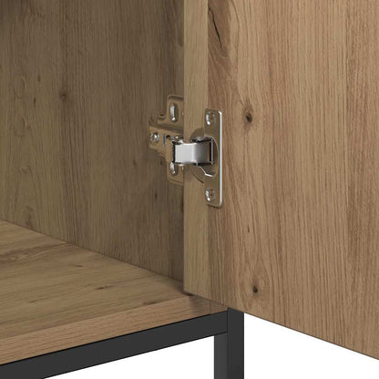 Sideboard Artisan-Eiche 100 x 35 x 80 cm Holzwerkstoff