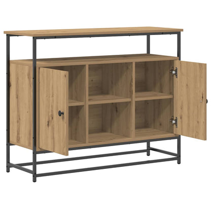 Sideboard Artisan-Eiche 100 x 35 x 80 cm Holzwerkstoff