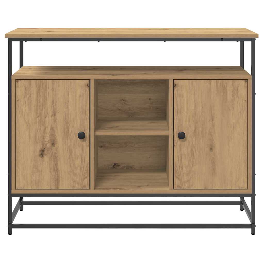 Sideboard Artisan-Eiche 100 x 35 x 80 cm Holzwerkstoff