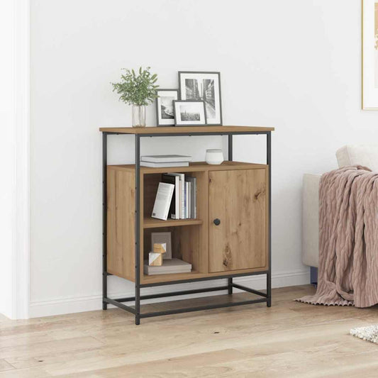 Sideboard Eiche handwerklich 69 x 35 x 80 cm Holzwerkstoff