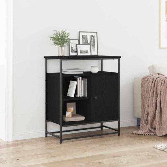 Sideboard Schwarze Eiche 69 x 35 x 80 cm Holzwerkstoff