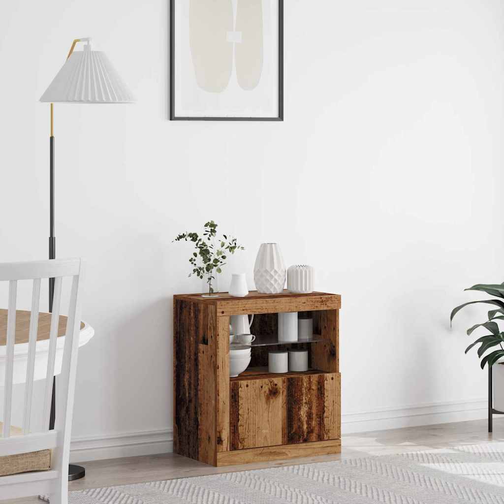 Sideboard Braun 60,5 x 37 x 67 cm Holzwerkstoff