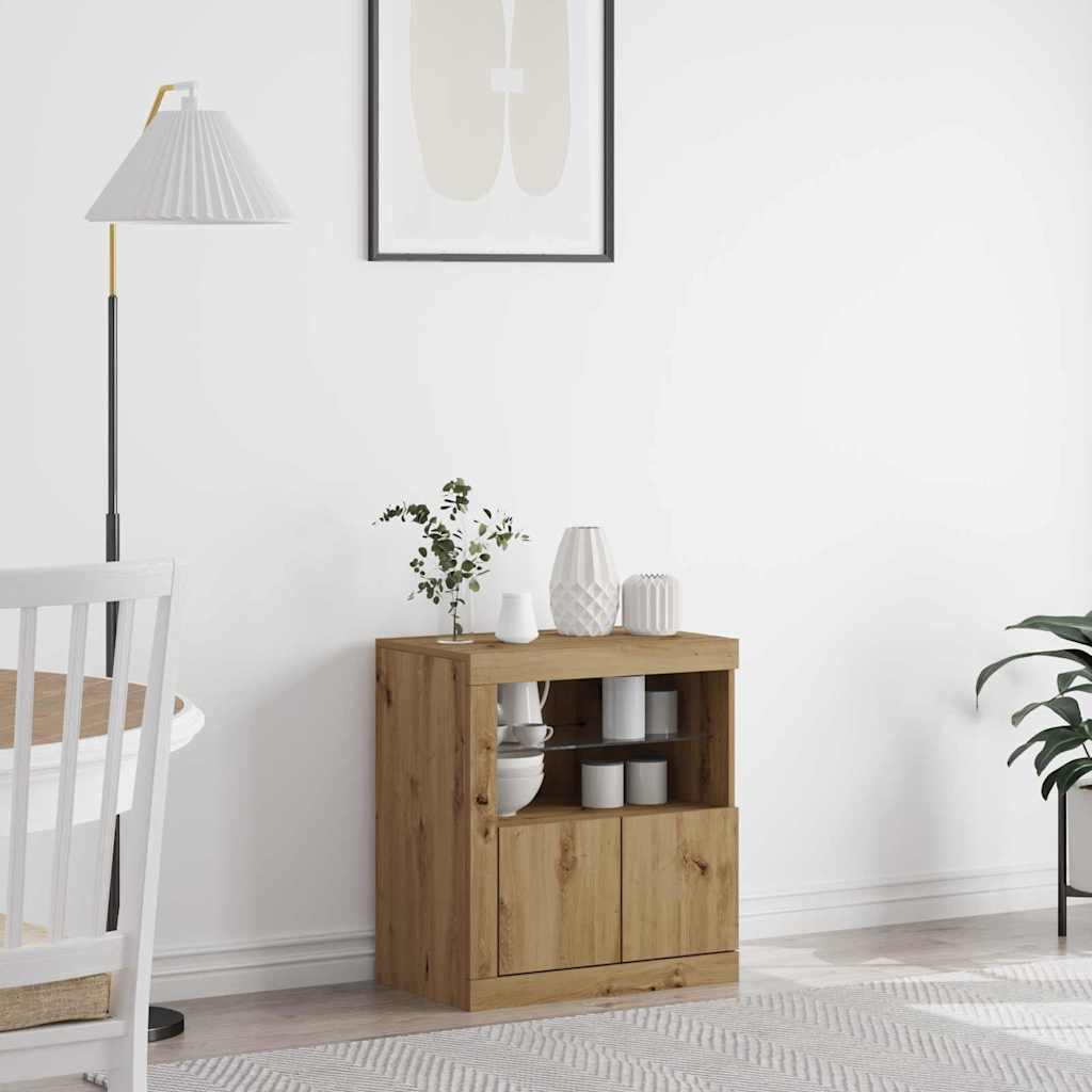 Sideboard Braun 60,5 x 37 x 67 cm Holzwerkstoff