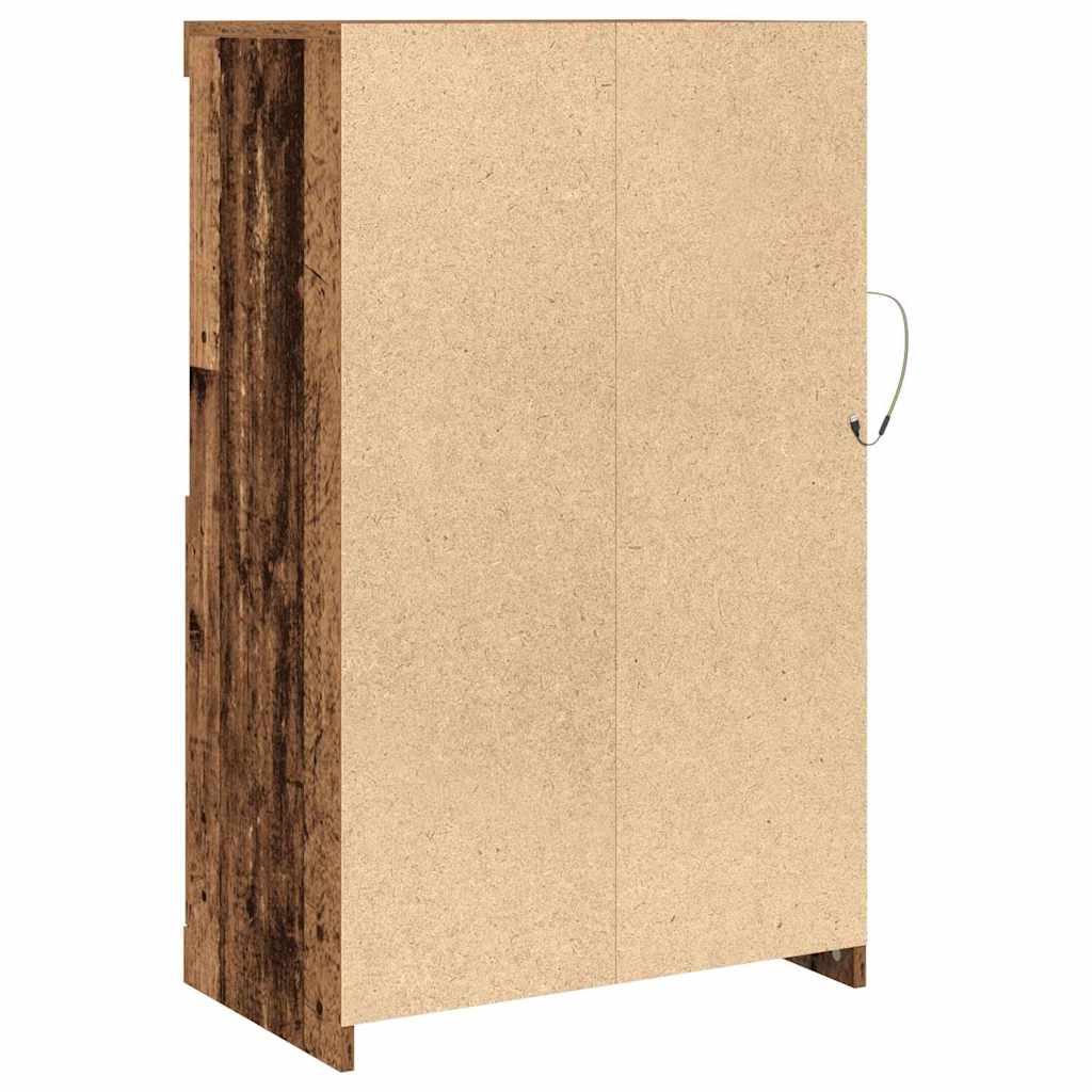Beistellschrank Altholz 60,5 x 37 x 100 cm Holzwerkstoff