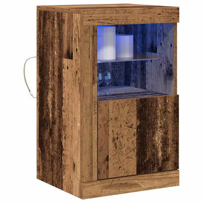 Beistellschrank 2 pcs Altholz 41 x 37 x 67 cm Holzwerkstoff