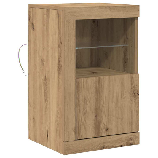 Beistellschrank Eiche handwerklich 41 x 37 x 67 cm